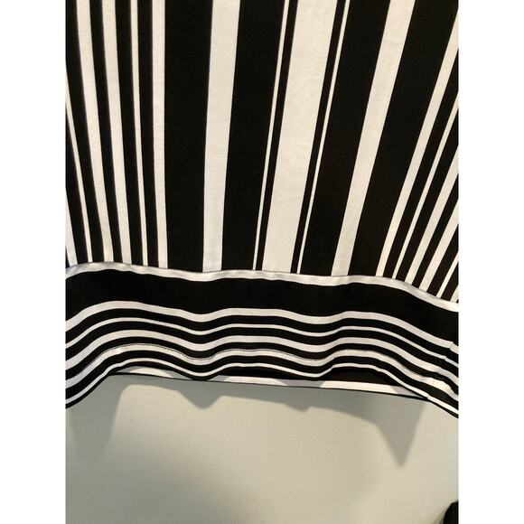 Lane Bryant Flowy Black & White Striped Cropped Pants 22/24 Beetlejuice - Picture 4 of 10